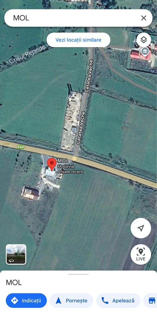 Vand teren intravilan in Huedin langa benzinaria MOL