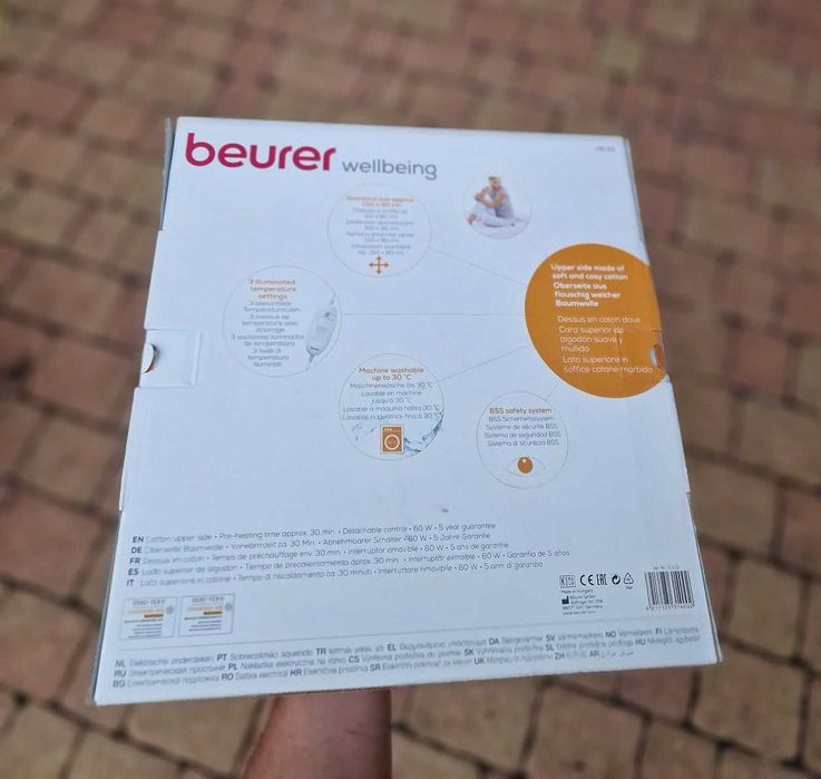 Saltea electrică Beurer UB33, nouă, sigilată