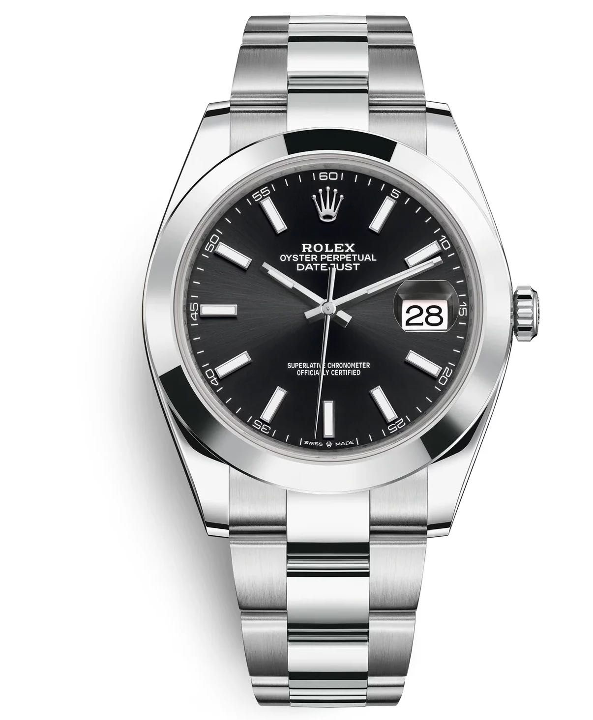 NEW Rolex Datejust 41mm Steel 126300 Black