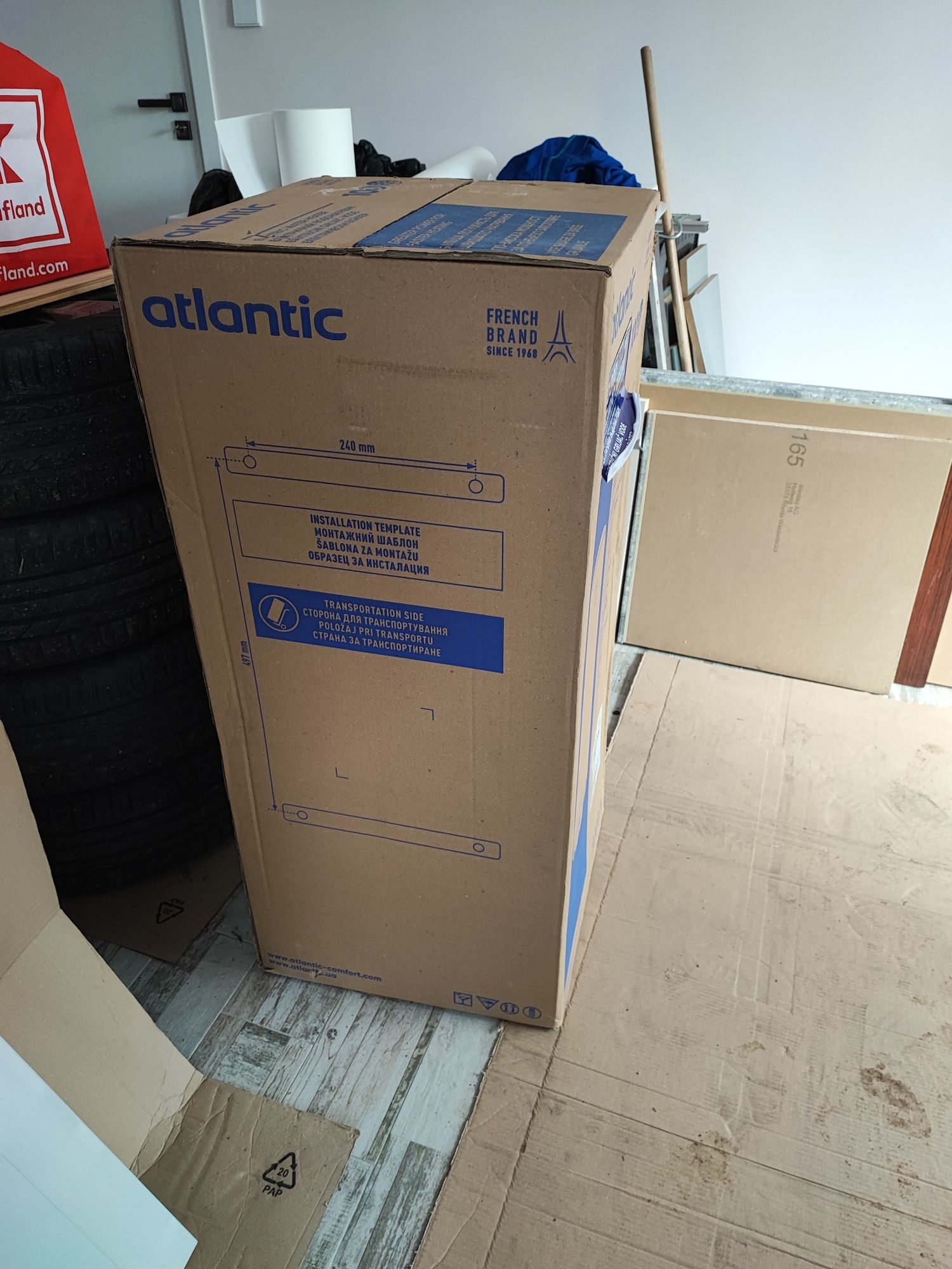 Бойлер Atlantic o'pro turbo 100l. 3000w