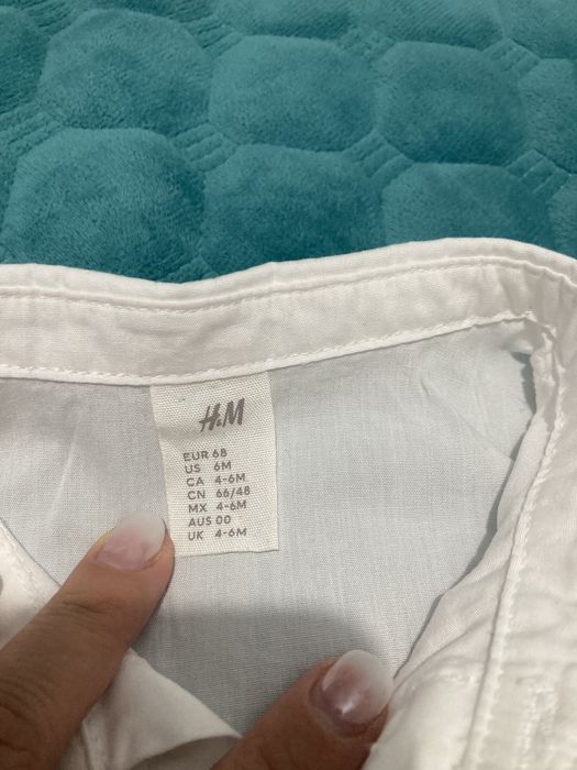 Set bebe H&M camasa pantalon si vesta