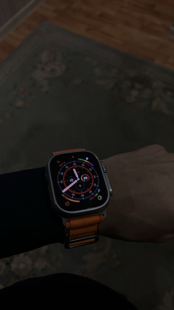 Смарт-часы Apple Watch Ultra Medium Alpine Loop серый- оранжевый
