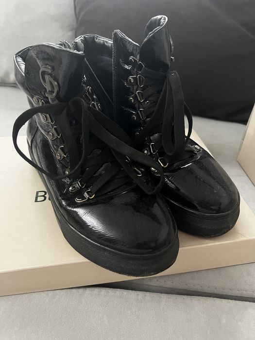 Лакированные лаковые  ботинки осень женские