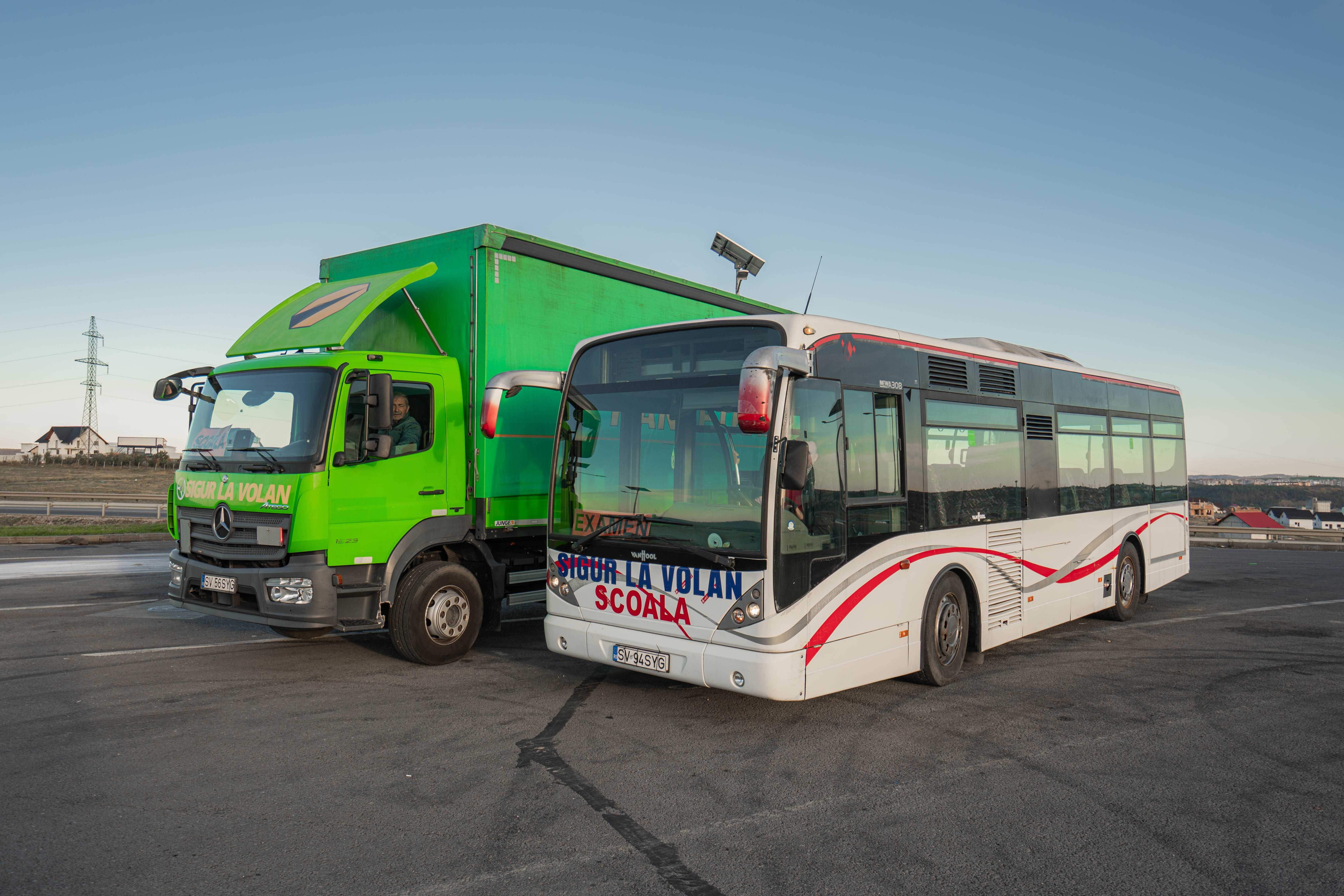 Scoala de soferi categoria D permis profesionisti camion