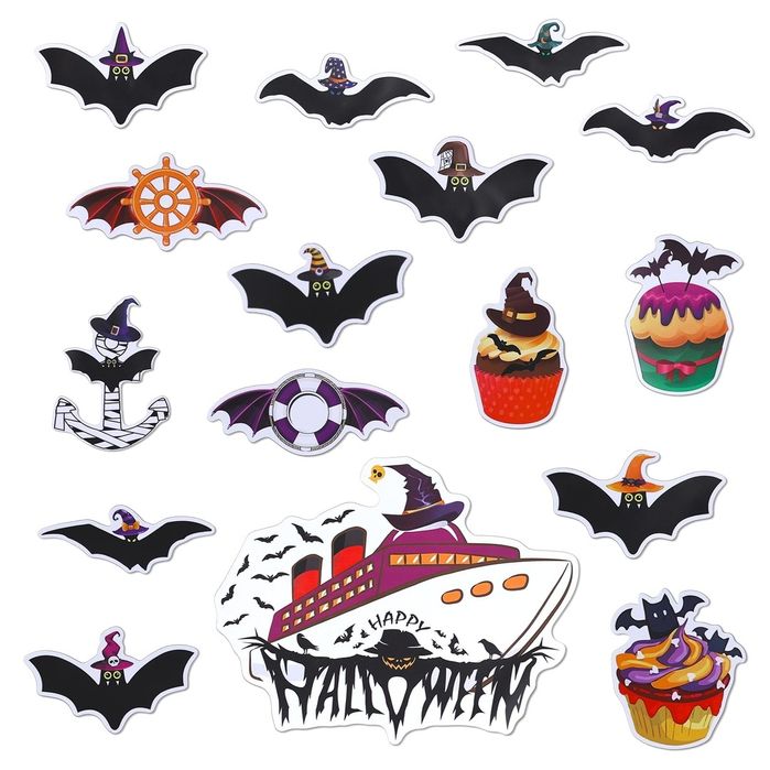 16 magneți de frigider de Halloween