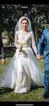 Rochie sirena cu trena detasabila Oksana Mukha model Asteria