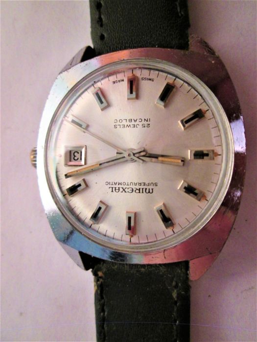 ceas Mirexal Superautomatic 25 jewels ,incabloc, Swis made, an 1981