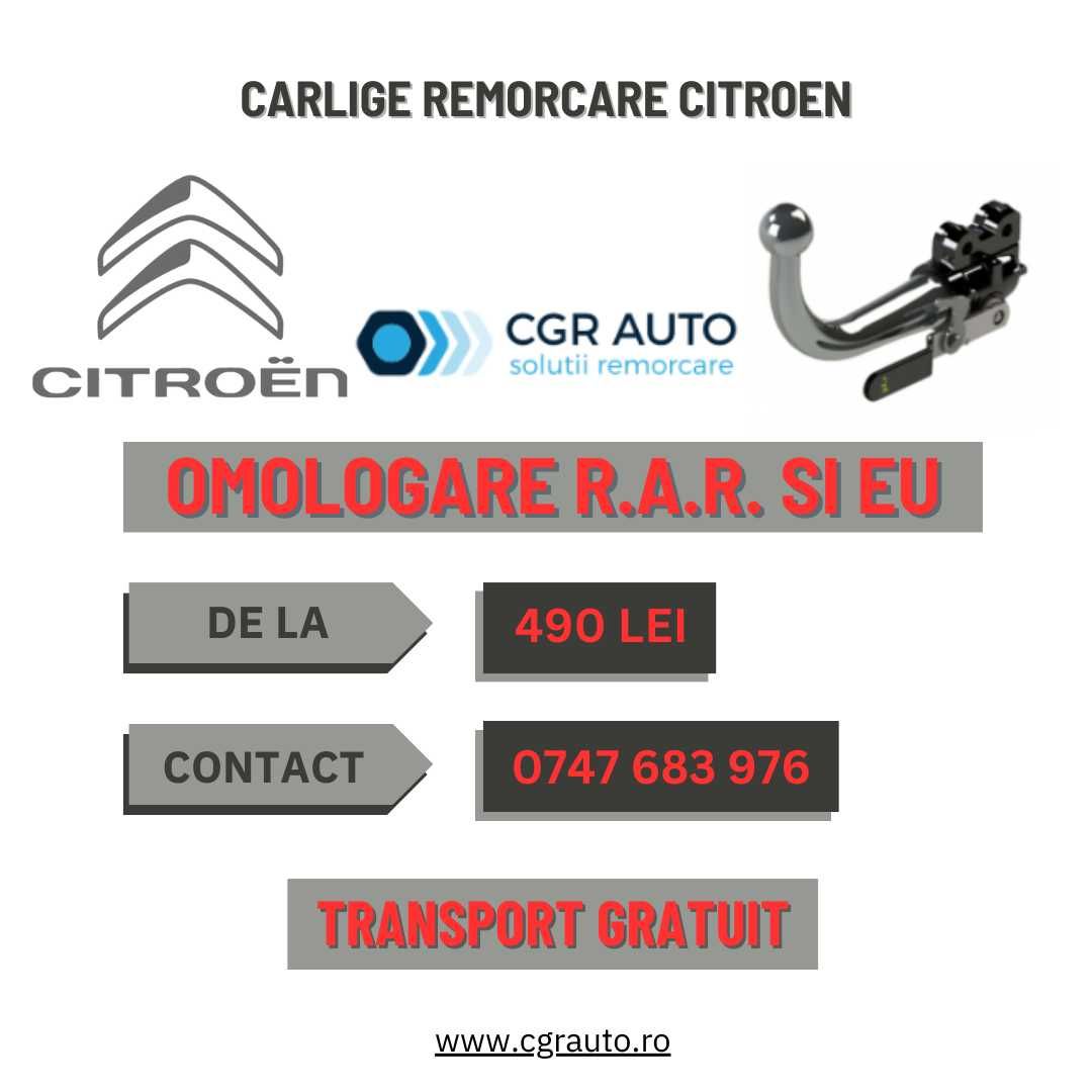 Carlige remorcare Citroen omologate, premium