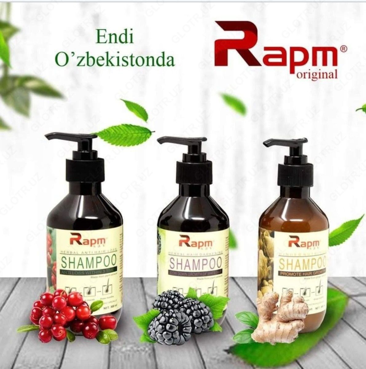 Rapm orginal shampunlari va conditioner  maxsulotlari mutaxassislar to