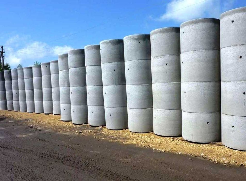 Beton kolodes Бетонные кольца kanalizaciya luk