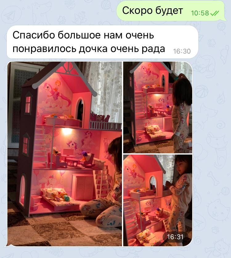 Кукольные домики Парковки Кухни в ассортименте на заказ