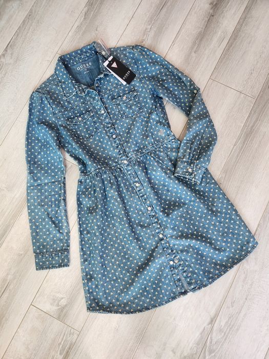 Guess оригинална рокля  10-12 г