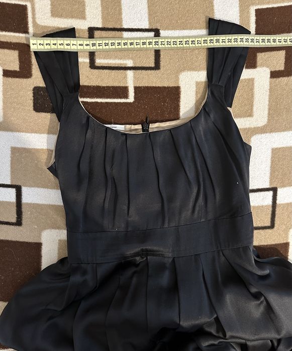 Rochie de matase, neagra, marimea S