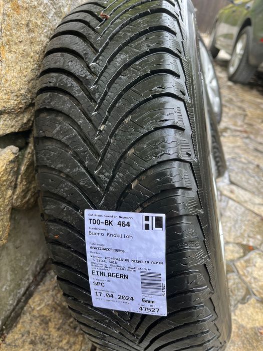Джанти WV с гуми 185/65R15