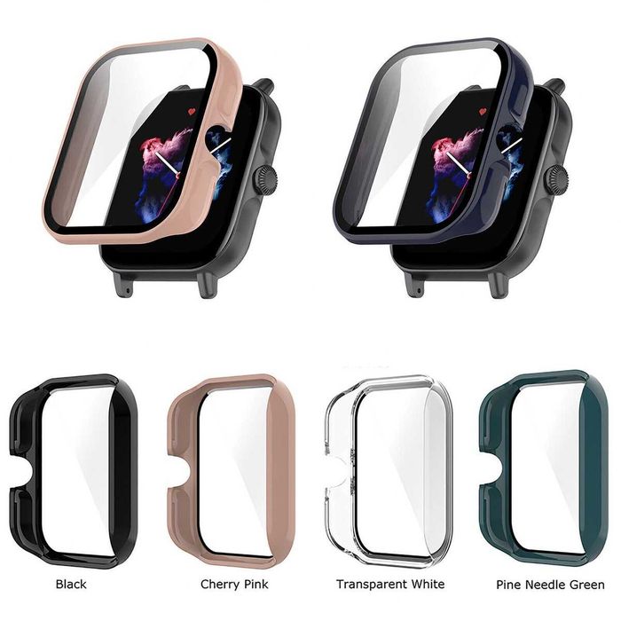 360 протектор кейс Xiaomi Amazfit Bip 5 6 Active GTS 3