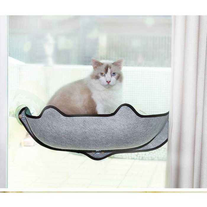 Хамак за котка за закачане на прозорец