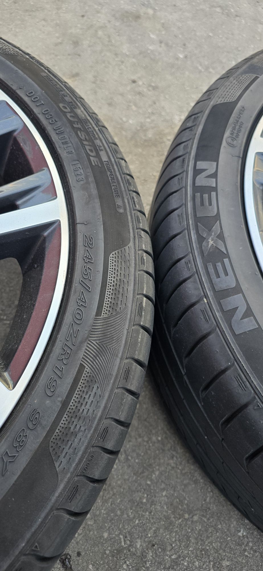 Оригинални джанти Фолксваген 19 цола VW Passat alltrac гуми 245 40 19