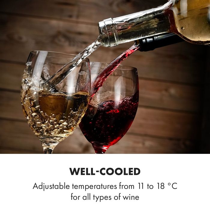 Винотека Klarstein Bellevin 8 Uno с капацитет 23 литра, до 8 бутилки