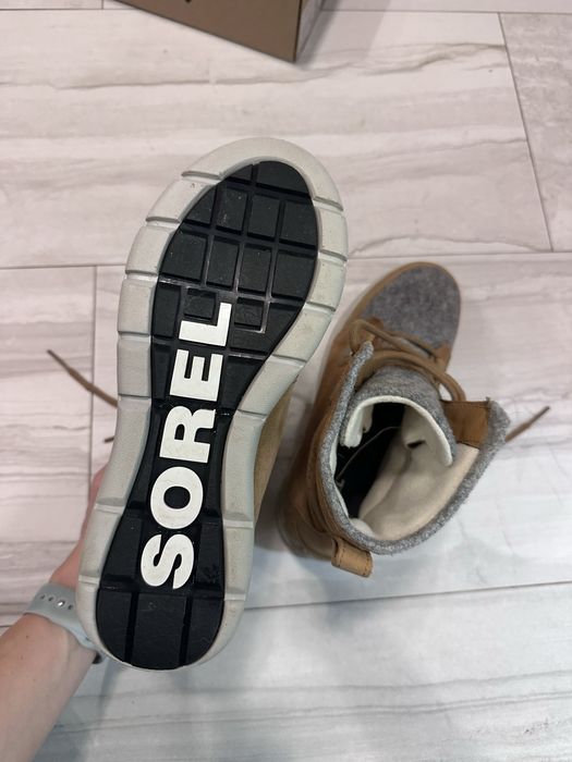 Боти Sorel, Водоустойчиви, Платно/Кожа, Кафяво/Сиво