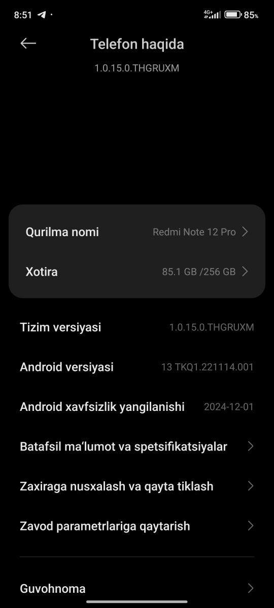 Redmi note 12 pro
