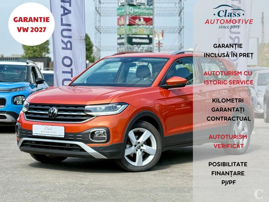 Volkswagen T-Cross VOLKSWAGEN T-CROSS 1.0TSI DSG - 2023 110 CP Garantie Producator
