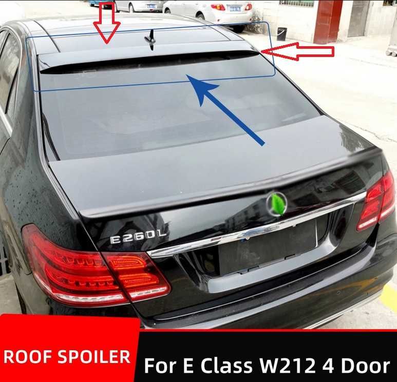 Спойлер за задно стъкло Mercedes E-class W212, piano black