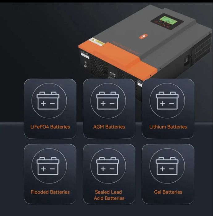 PowMr Hibrid inverter 12v 1600w