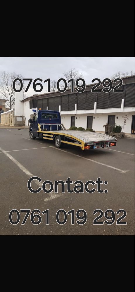 Tractari Auto Non-Stop / Asistență Rutieră / Platforma / Autoplatforma