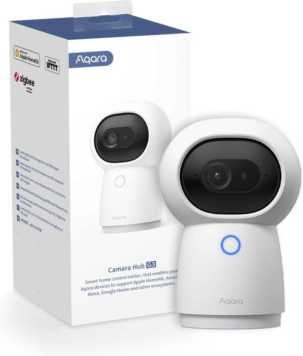 Нова Смарт Камера Хъб Aqara G3 (2K, HomeKit, 360 градуса)
