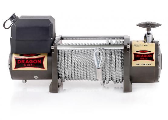 Troliu electric Dragon Winch 14000lbs(trage 6360kg) la 12V