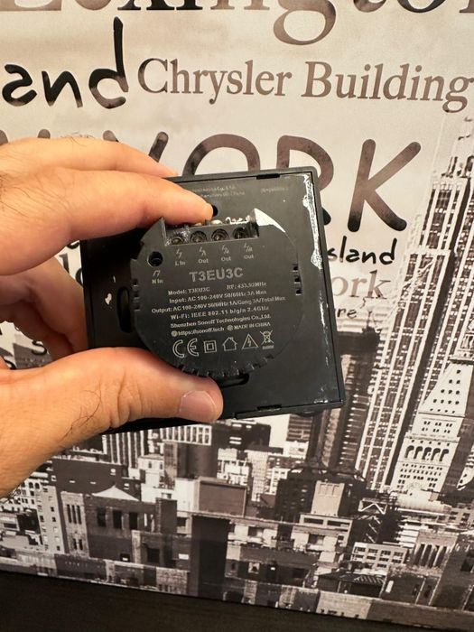 Întrerupător smart sonoff T3EU3C