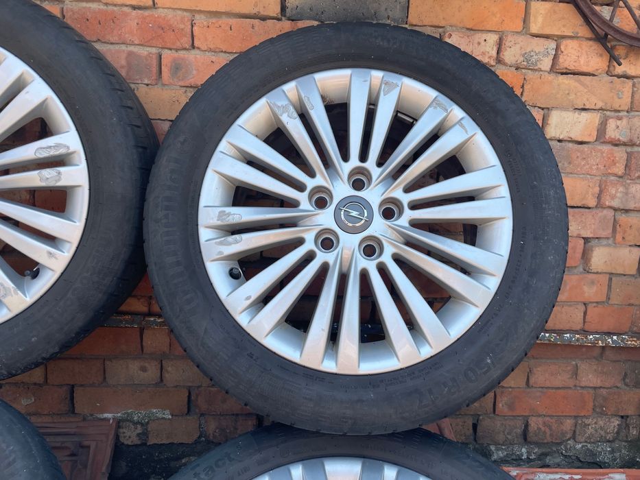 17 Ал. джанти с летни гуми Опел