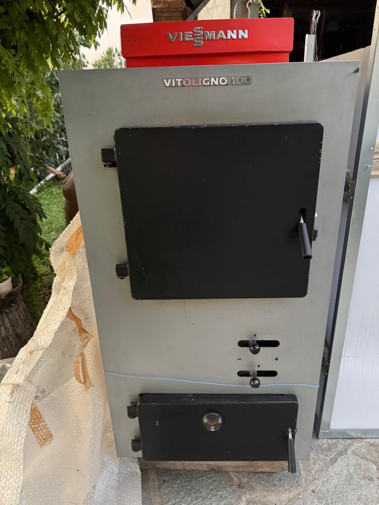 Centrala termica viessmann vitoligno 100