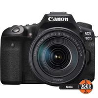 Aparat foto Canon EOS 90D + Obiectiv 50 mm 1:1.8 | UsedProducts.Ro