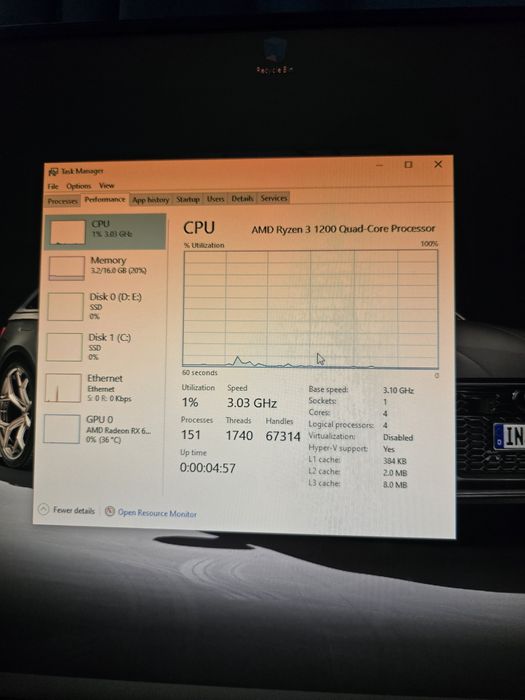 PC Desktop Gaming / Office - RX 6500 XT, 16GB RAM, SSD