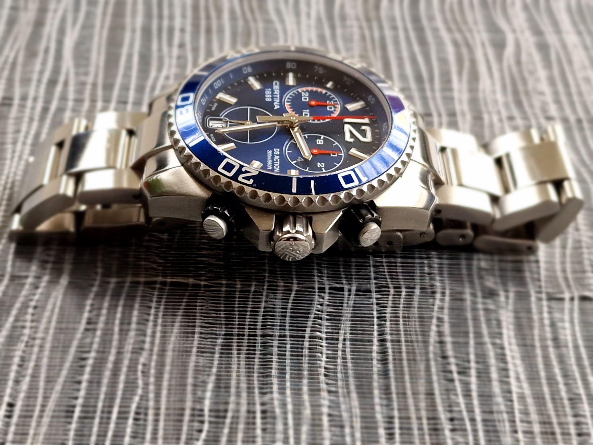 Часовник Certina DS Action chronograph blue