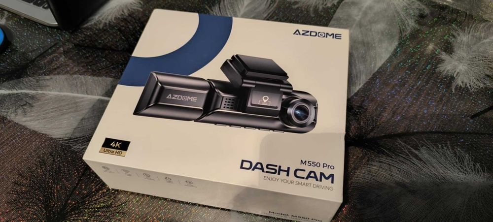 Видеорегистратор - AZDOME M550 Pro 4K Dash Cam комплект задна камера