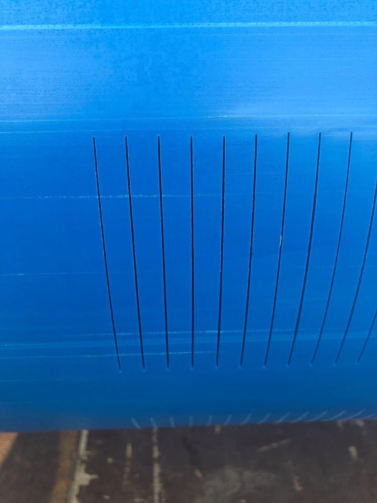 Teava pvc pentru foraje albastra filet