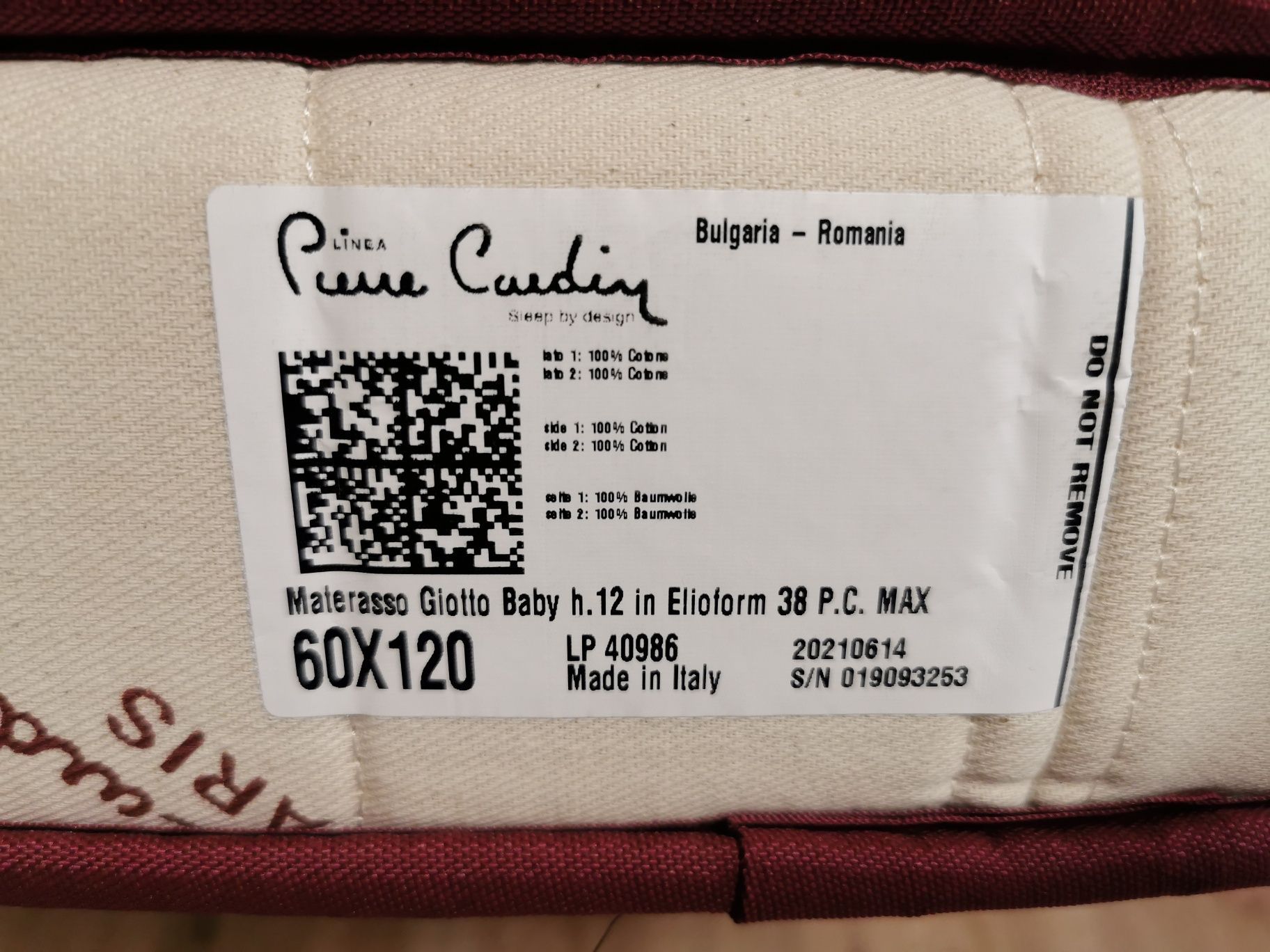 Матрак 60x120 Magniflex Pierre Cardin