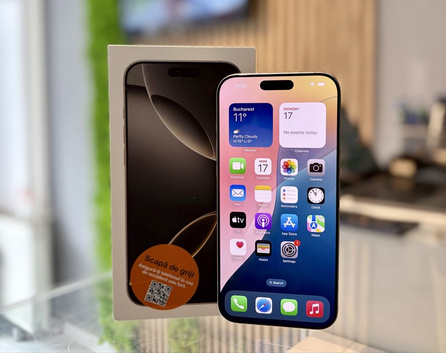 **ATS GSM** iPhone 16 Pro Max 256GB Natural/NOU/Garantie