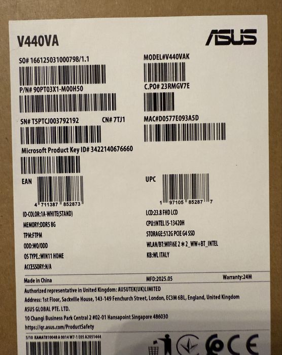 Sistem PC All in one V440VA Intel i5 cu monitor 24 sigilat