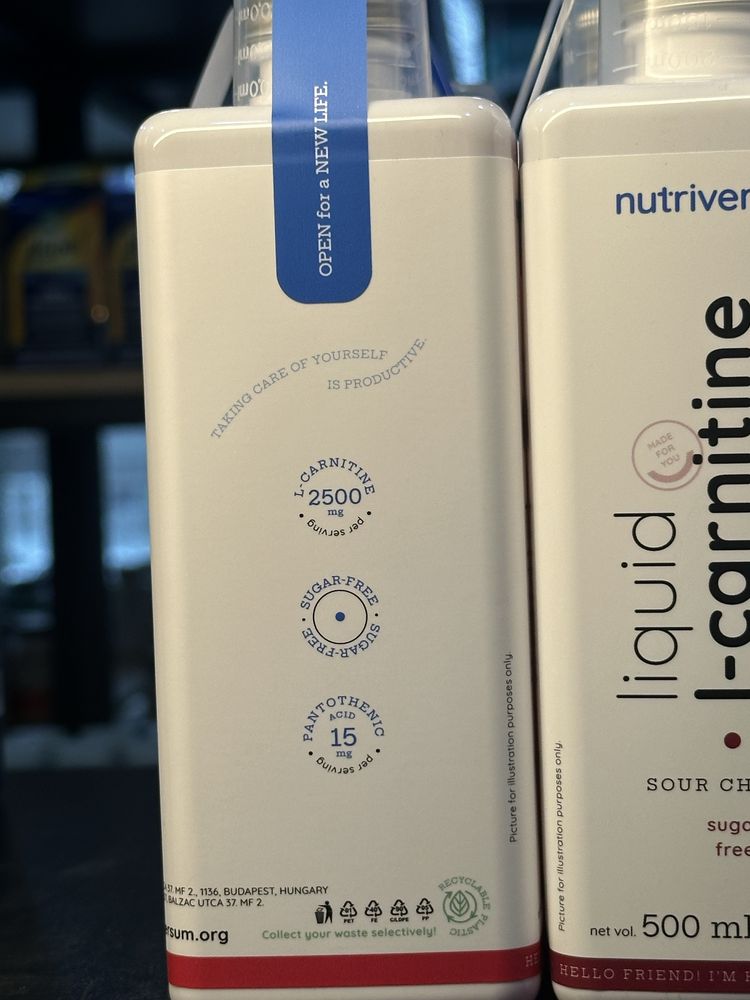 Nutriversum L-carnitine 2,500 mg 500 ml