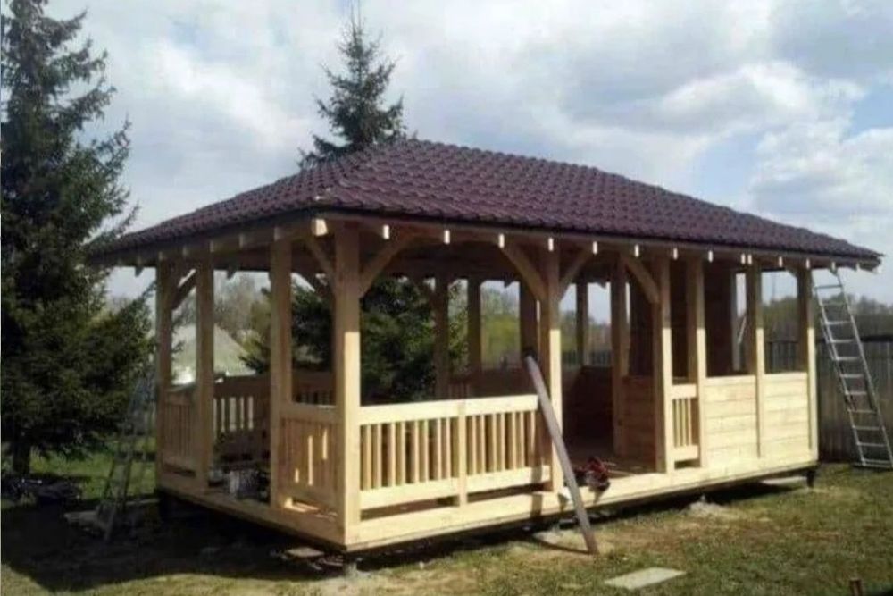 Foișor și terase mobilier și gradina