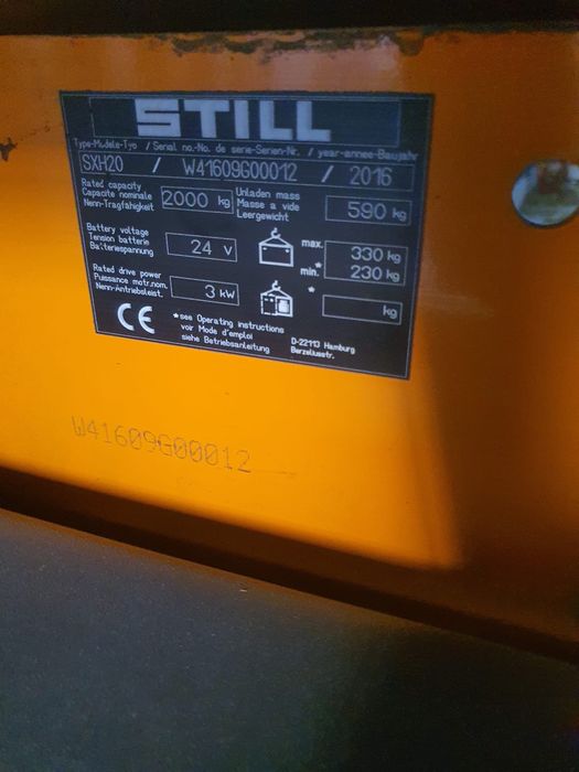 Transpalet electric Still sxh20