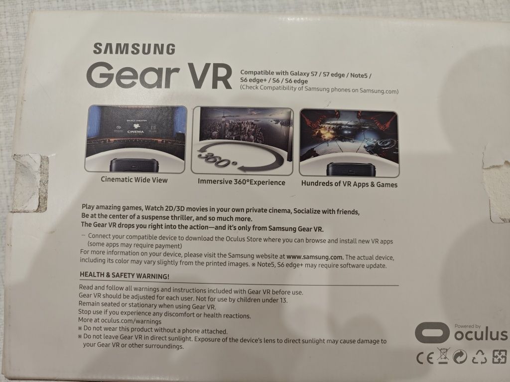 Samsung gear VR.