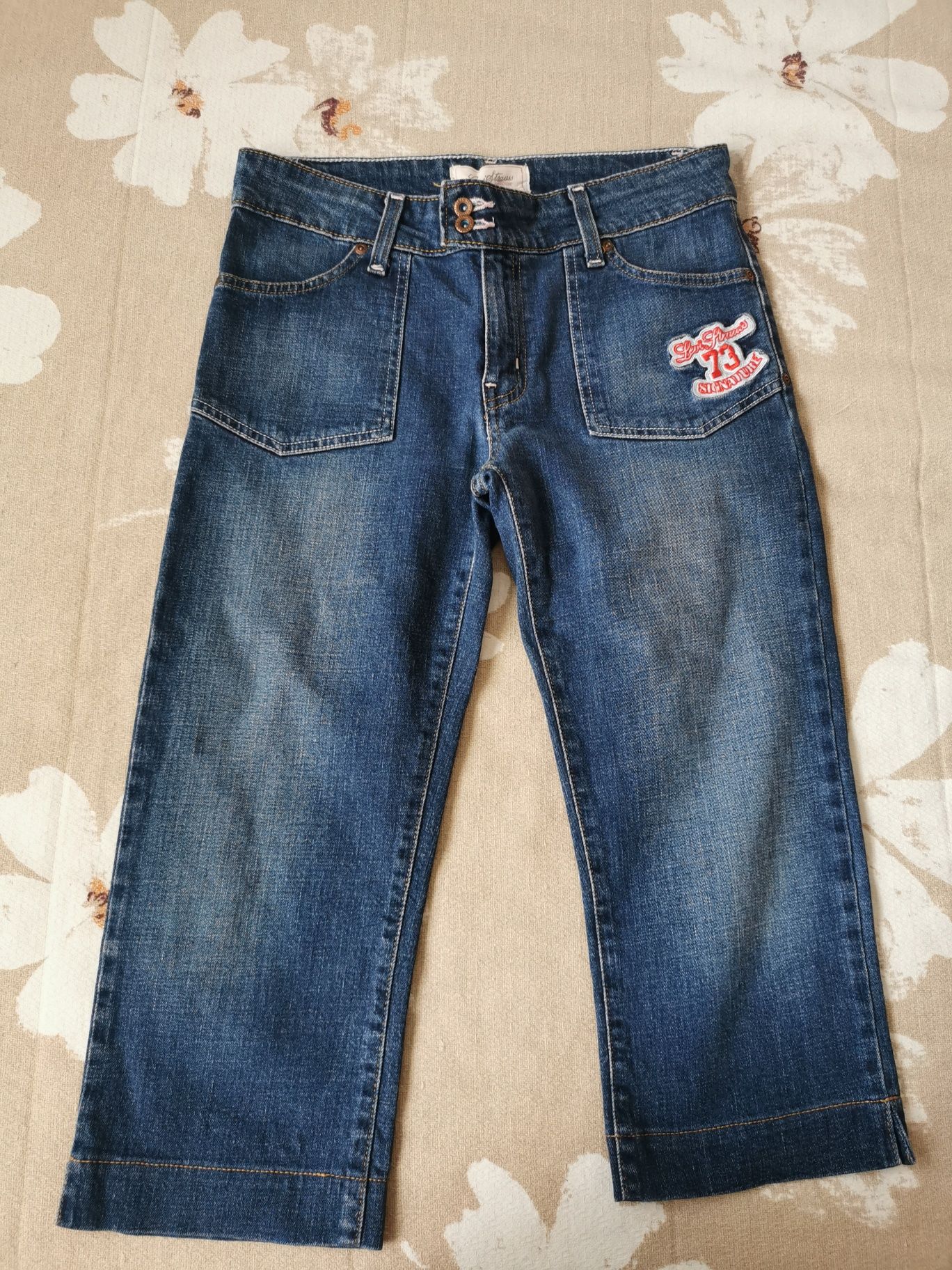 Blugi dama 3/4 Levis Strauss noi cu eticheta 27