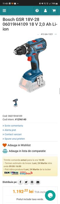 Autofiletanta Bosch GSR 18V-28