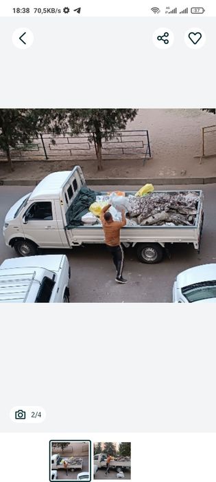 Мусор ташиш хизмати/Вывоз мусор 24/7;Иш вактимиз