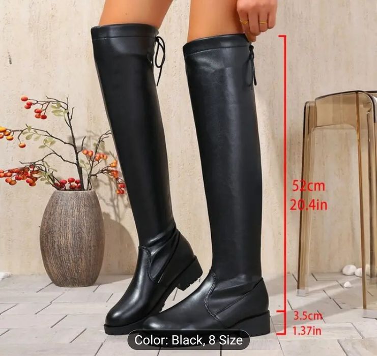 Високи дамски ботуши 40н.