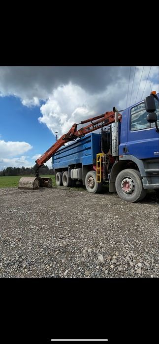 Camion Daf 8x4 cu macara Terex Atlas